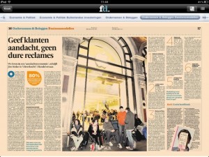 Cadeautje bij het Financieel Dagblad